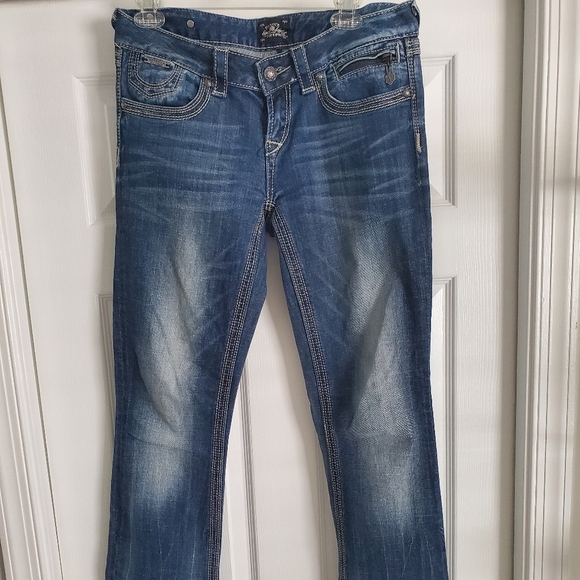 Women's Vintage Rebock for Express Stretch. Size 27 Long. 90's Y2K. - Picture 1 of 5